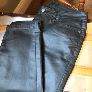 NWOT Prana Jett coated waxed jeans