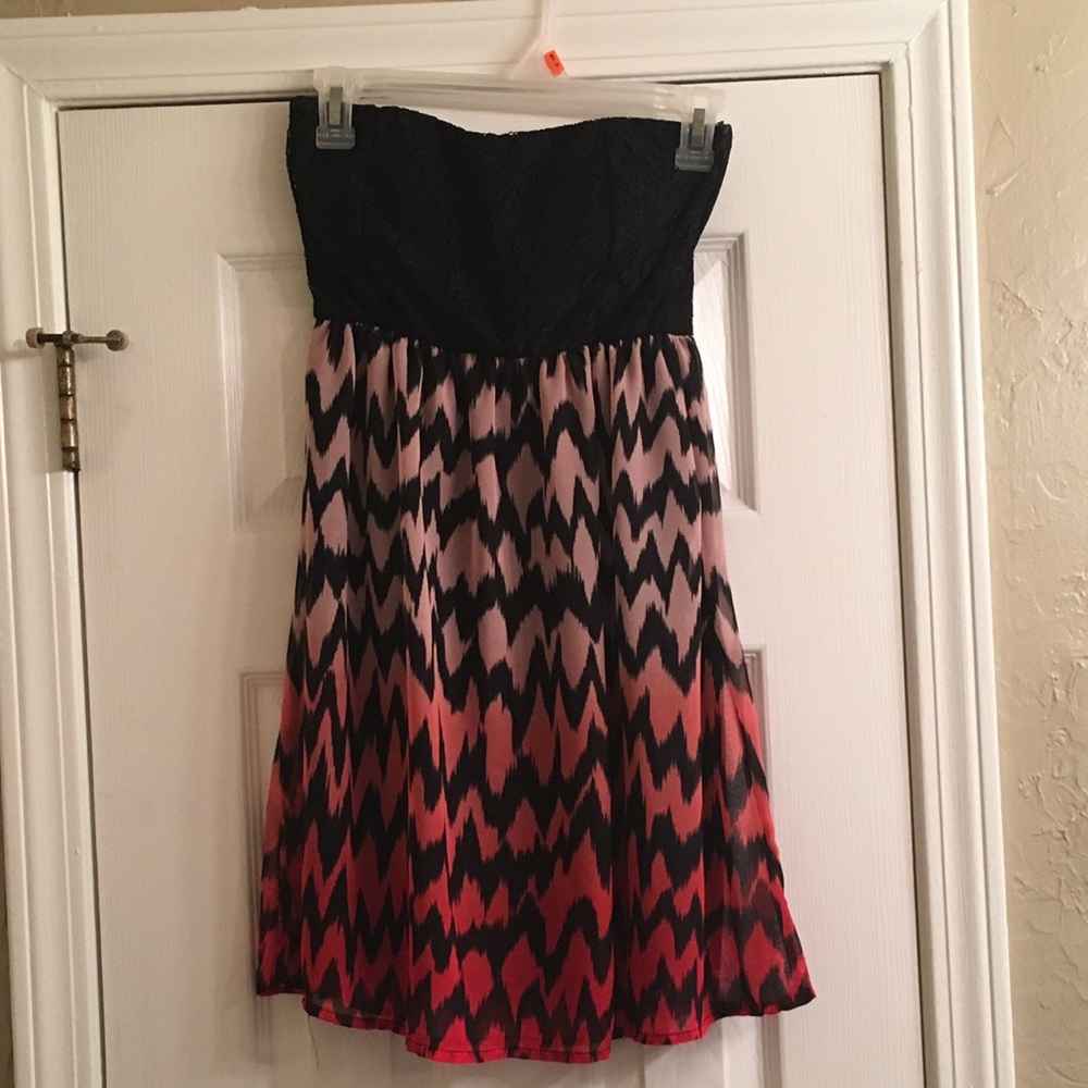 Strapless dress