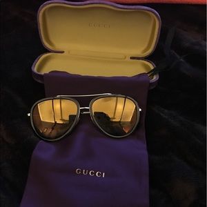 Black Gucci Aviators ..