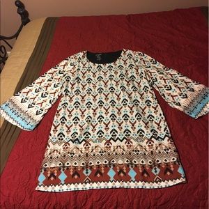 Ladies Rock 47 Aztec print dress Size L