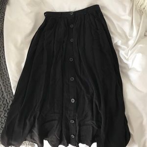 American Apparel black maxi skirt