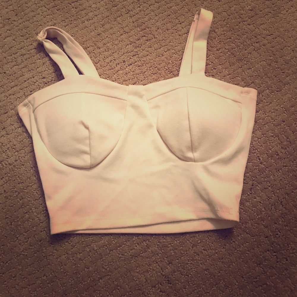 White Crop Top