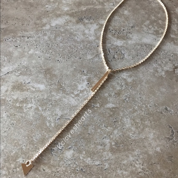 Elegant Drop Bar Necklace - Picture 2 of 2