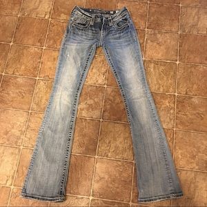 Miss Me Boot Cut Jeans. Size 24