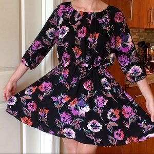 Floral Lined Dress (M)