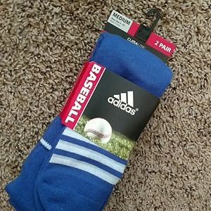 Adidas baseball socks blue medium