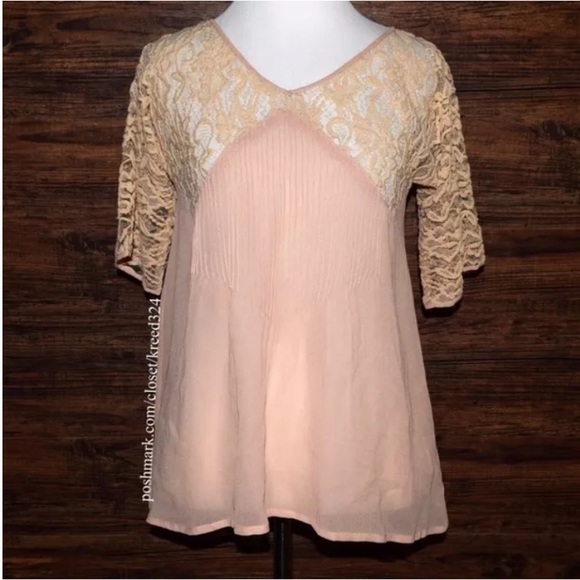 MES DEMOISELLES Woven Pullover Intricate Paris Top - Picture 2 of 5