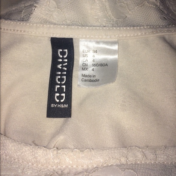 Divided by H&M Ivory Lace Skater Dress - Picture 4 of 5