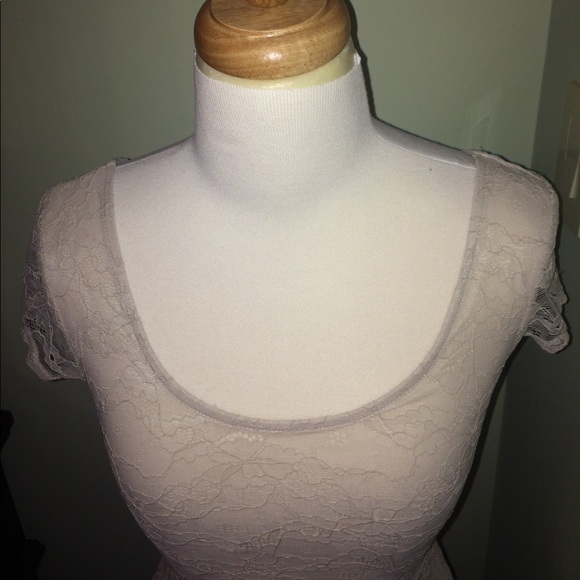 Divided by H&M Ivory Lace Skater Dress - Picture 5 of 5