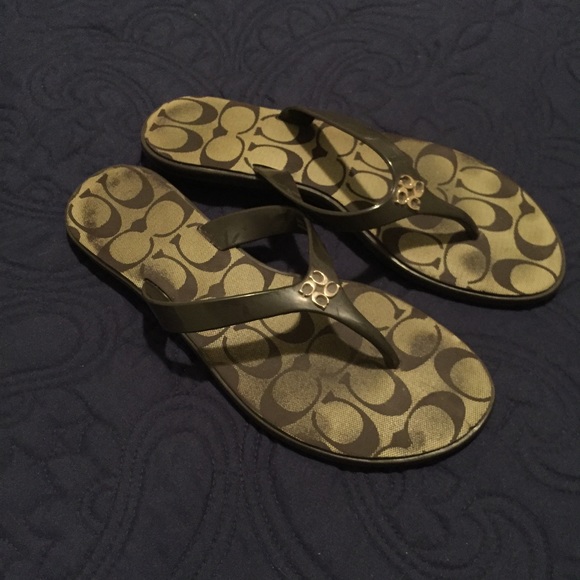 Coach Shoes - Coach Trixie Flip Flops