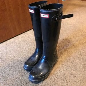 Women's Tall Hunter Boots - Black - Size 7