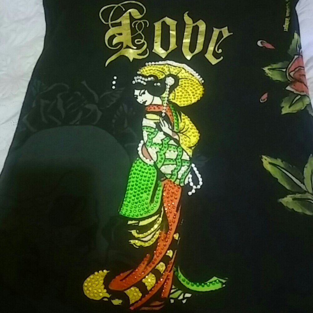 Ed Hardy dress , could wear like tunnic or shirt