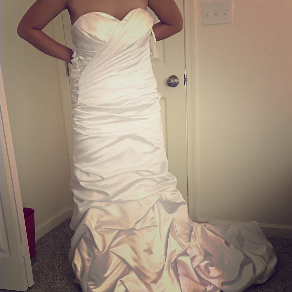 Silk wedding dress NWT