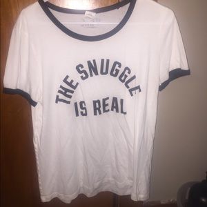 The snuggle is real sleep shirt
