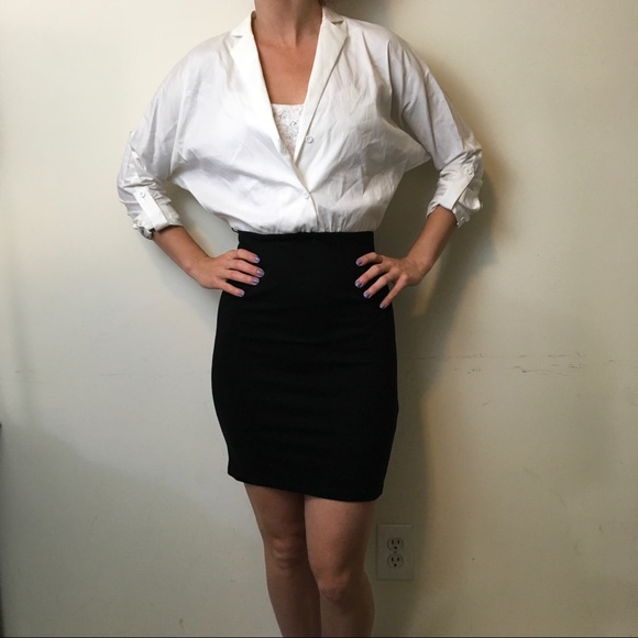Alice + Olivia Dresses & Skirts - Alice + Olivia White Lace Black Sexy Office Dress