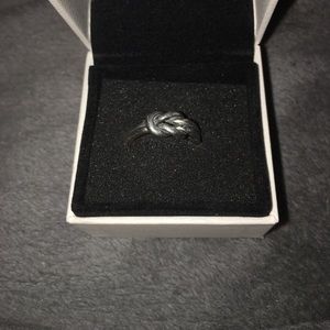 James Avery lovers knot ring.