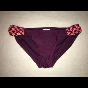 Purple Pattern Swim Bottom