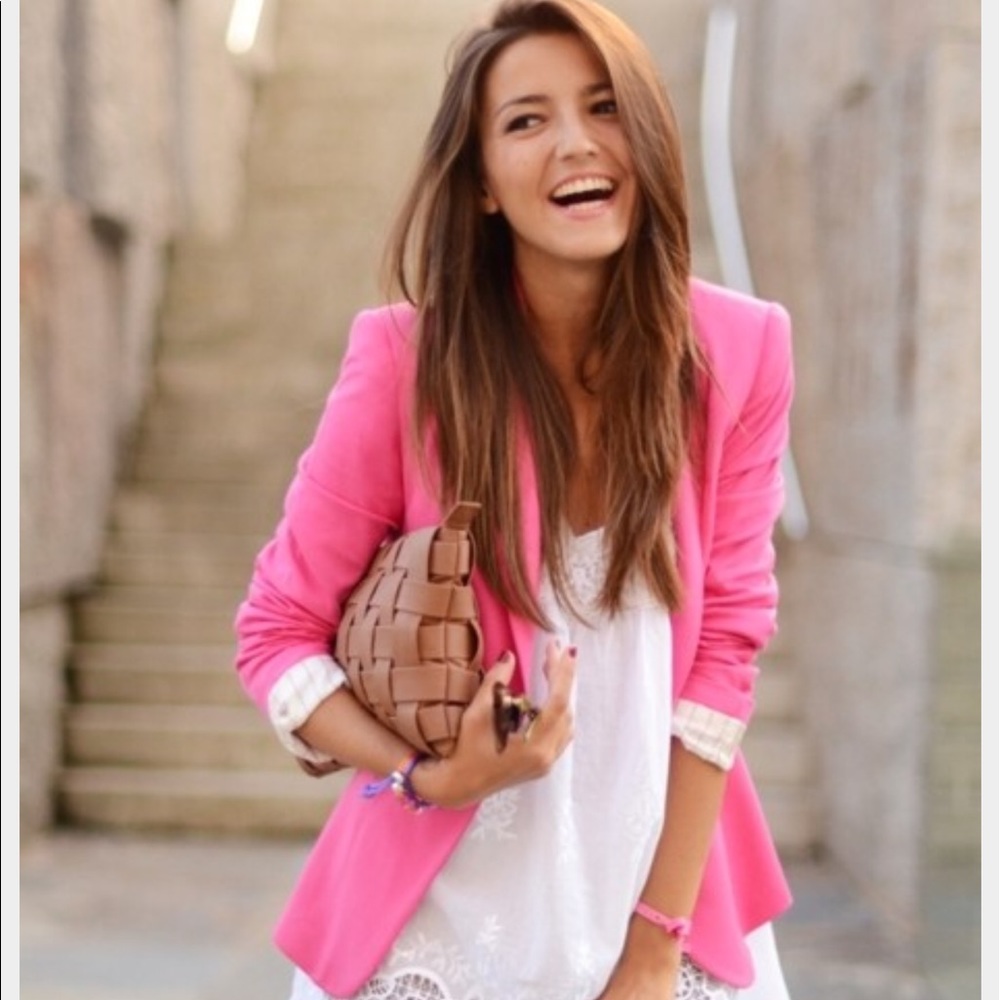 Frenchi for Nordstrom Pink Blazer