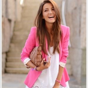 Frenchi for Nordstrom Pink Blazer