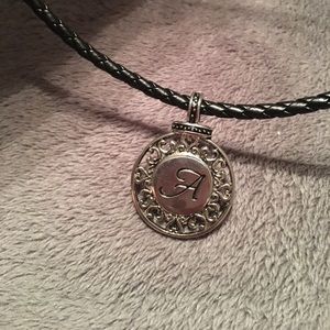 Letter "A" necklace