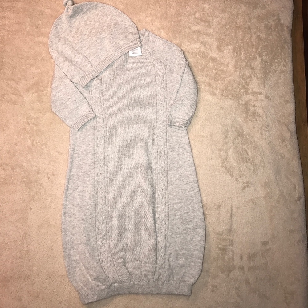 Piper & Posie layette with matching stocking cap