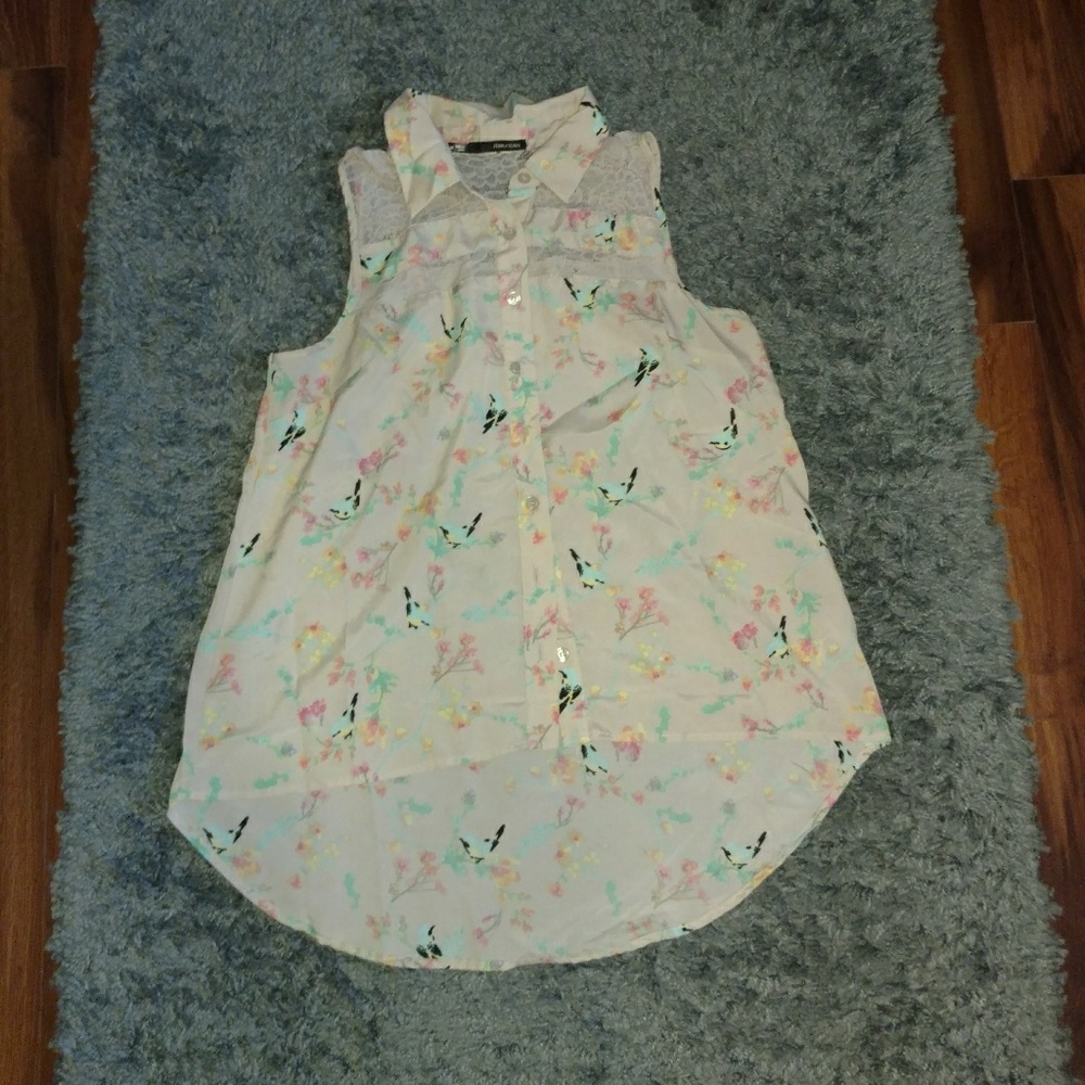 (3/$15) Maurices Sleeveless Button up
