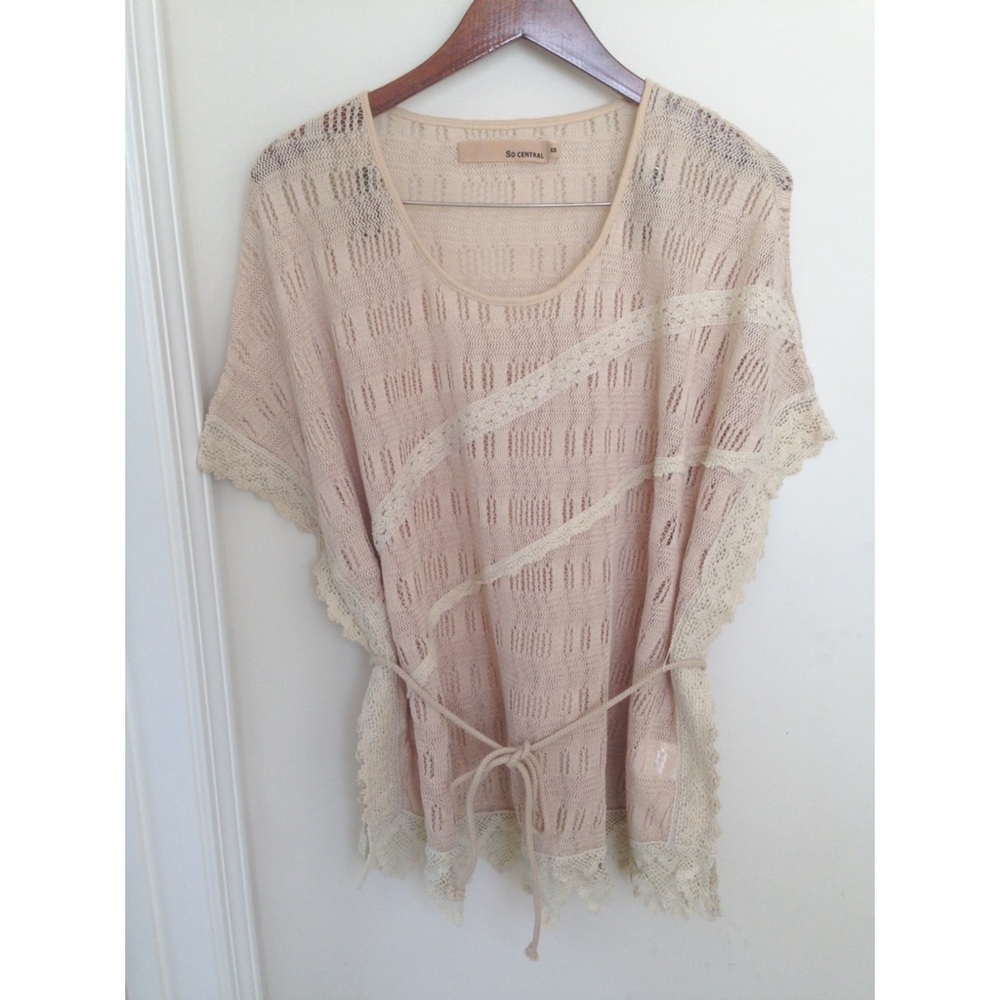 Crochet oversized top