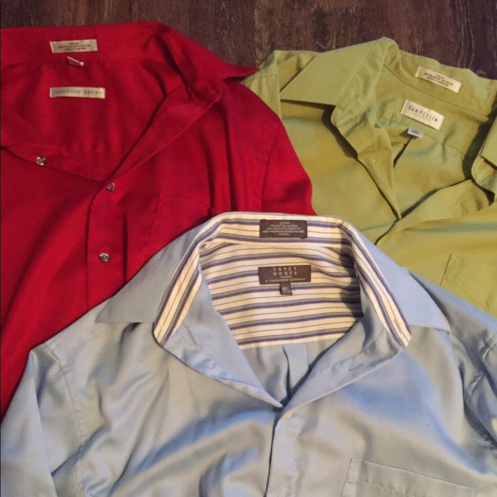 Men's lot of three nice button downs