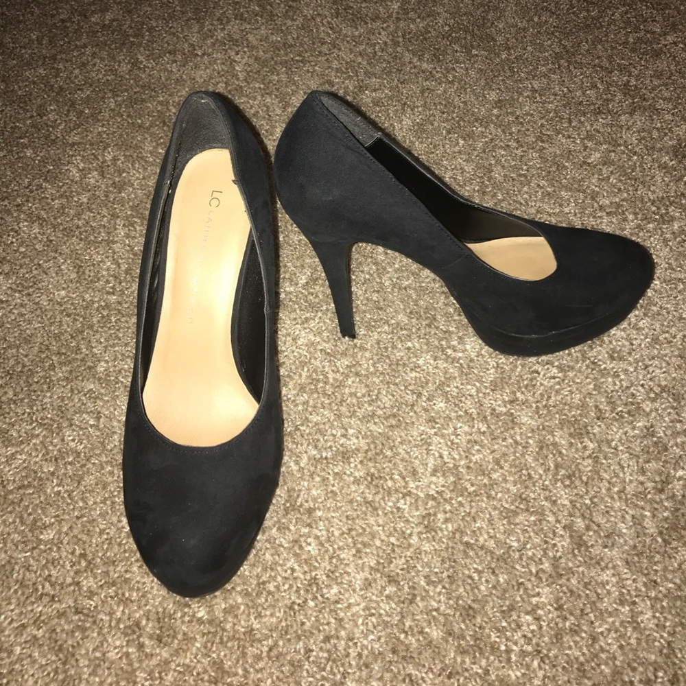 LC Lauren Conrad Black Heels