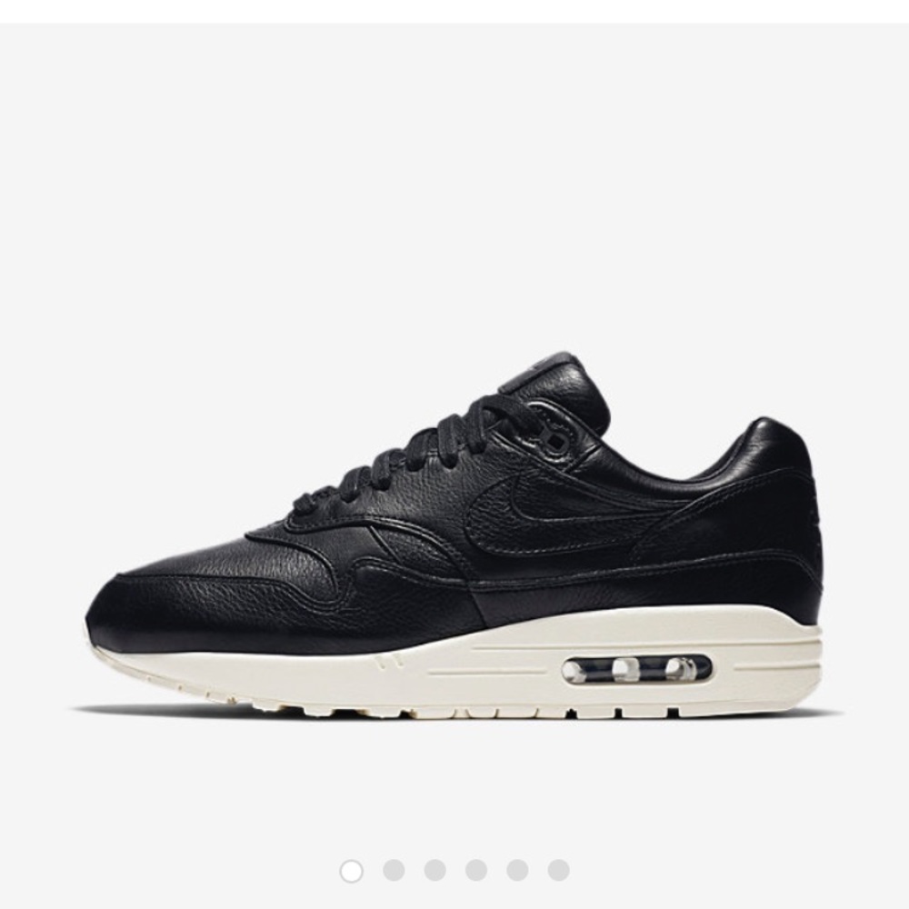 NIKE AIR MAX 1 PINNACLE in BLACK LEATHER