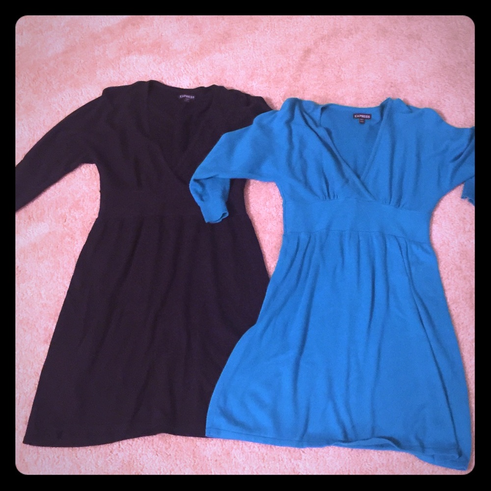 Express sweater dresses