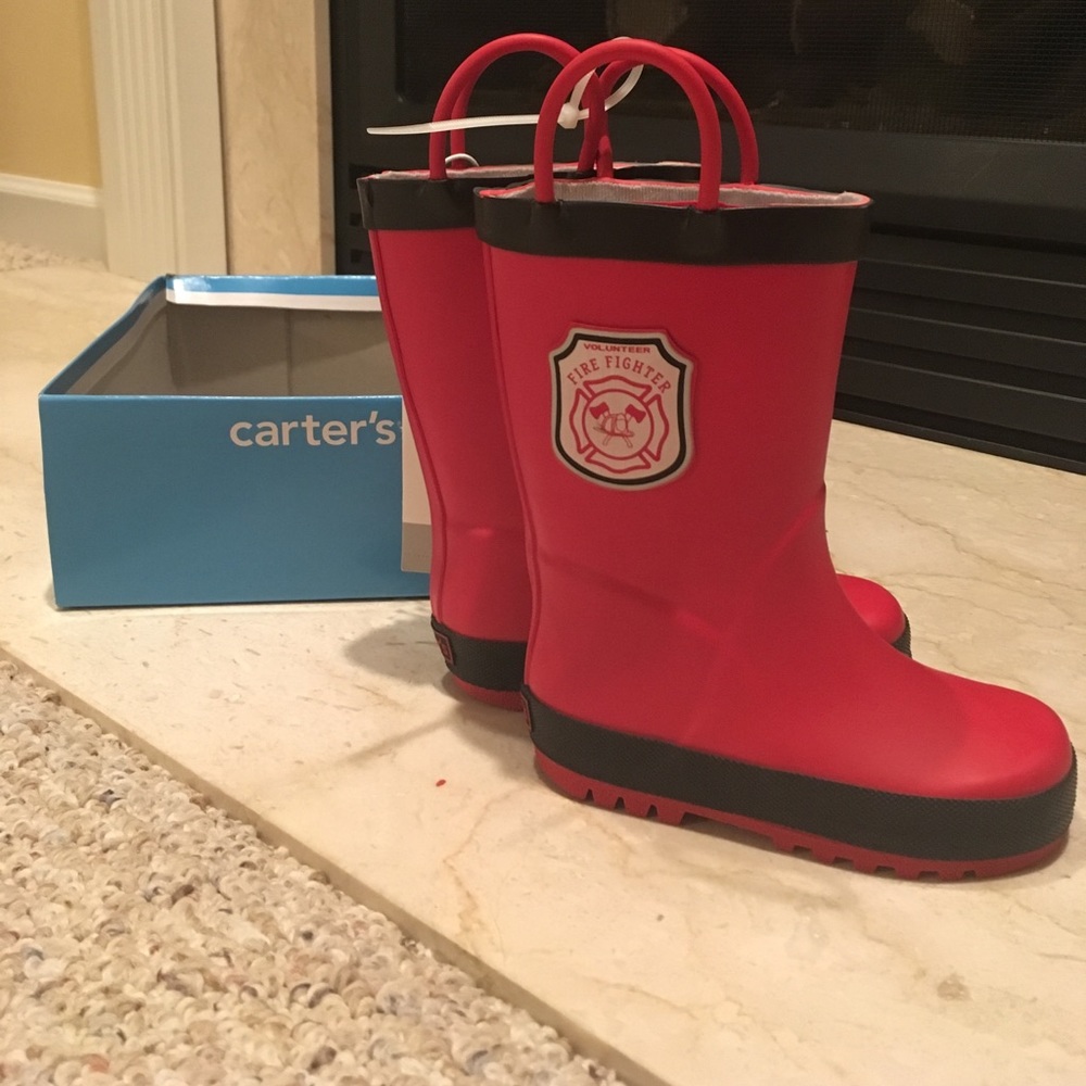 Toddler Fire Fighter Rain Boots