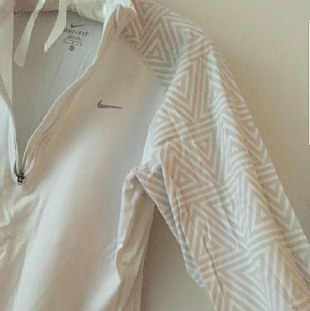 Nike Dry-Fit half zip long sleeve top