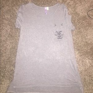 "Are you kitten me right now" grey pocket tee