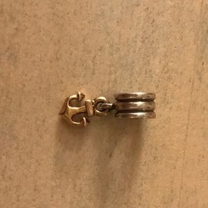 Pandora 2 toned Anchor Charm