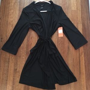 NWT Gilligan & O'malley Black, Short Robe