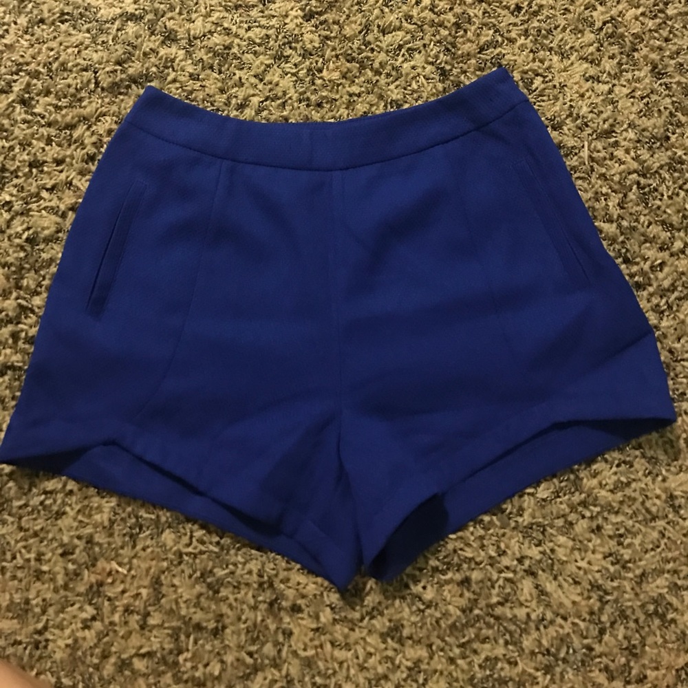 royal blue shorts