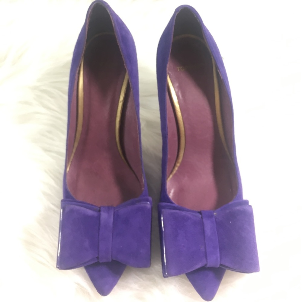 Top shop purple blow pumps heels beautiful 36 5.5