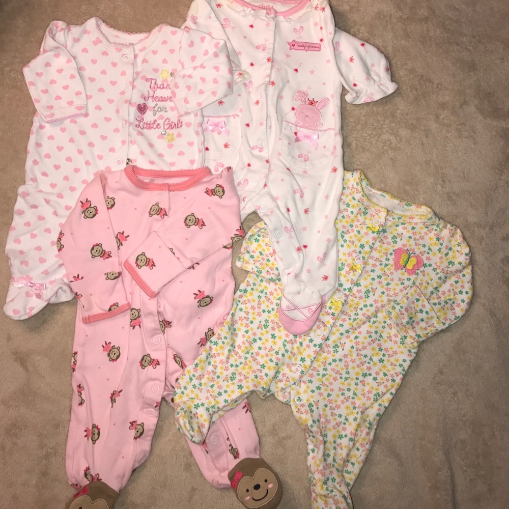 Snap close one piece pajamas