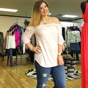 Off the shoulder top!
