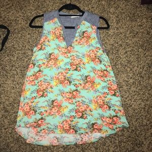 floral print tank