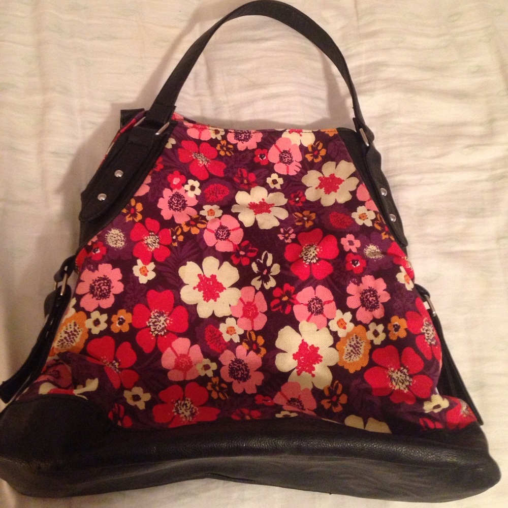 Floral book bag