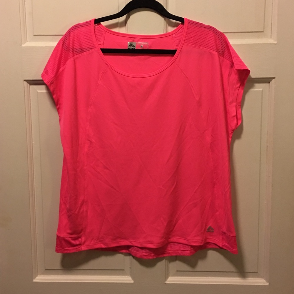Reebok Fluorescent Pink Activewear Shirt