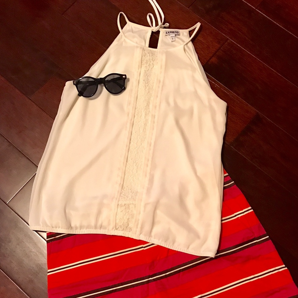 🚨SALE🚨Express Halter with Lace Detail