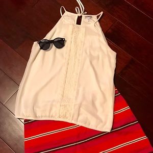 🚨SALE🚨Express Halter with Lace Detail