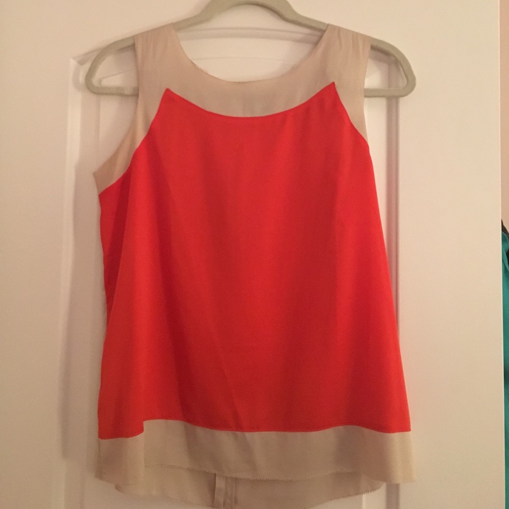 Ann Taylor Color Block Tank Top