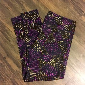 Pink and orange leggings