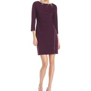 Plum Ivanka Trump dress