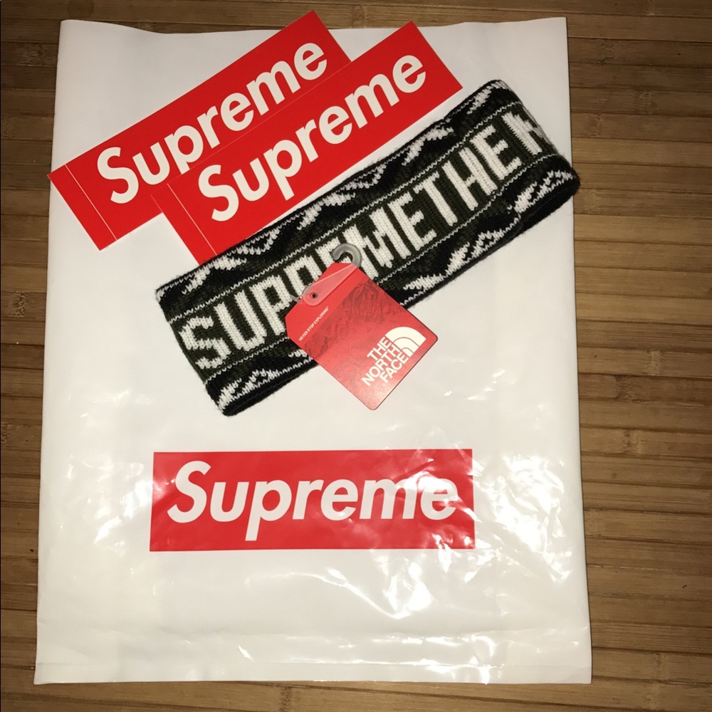 Supreme & The North Face collab headband