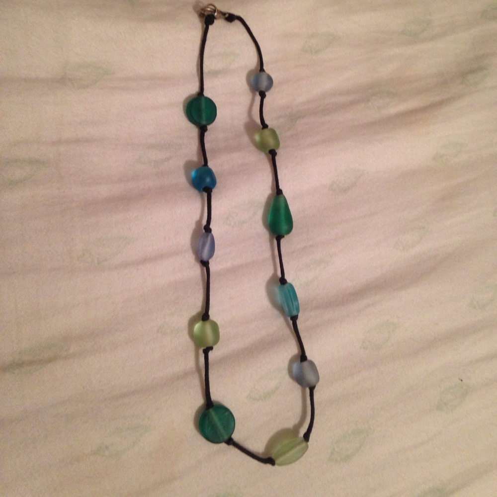 Sea glass necklace